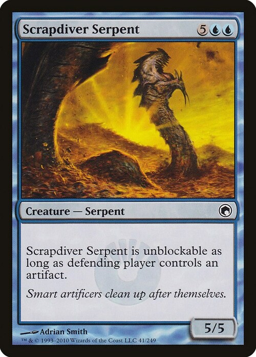 Scrapdiver Serpent Card Front