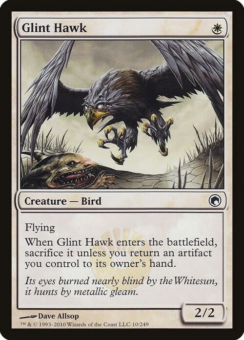 Glint Hawk Card Front