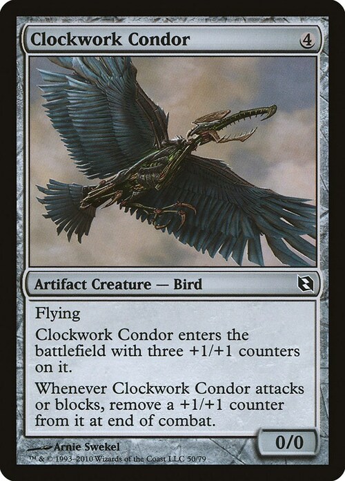 Clockwork Condor Card Front