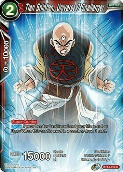 Tien Shinhan, Universe 7 Challenger Card Front