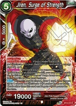 Jiren, Surge of Strength Card Front