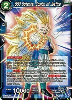 SS3 Gotenks, Combo of Justice Card Front