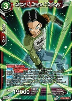 Android 17, Universe 7 Challenger Card Front