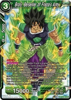 Broly, Berserker of Frieza's Army Card Front