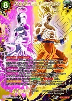 SS Son Goku & Frieza, Miraculous Conclusion Card Front