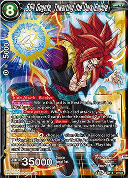 SS4 Gogeta, Thwarting the Dark Empire Card Front
