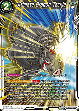 Ultimate Dragon Tackle Card Front