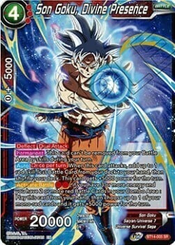 Son Goku, Divine Presence Card Front
