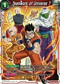 Teamwork of Universe 7 Card Front