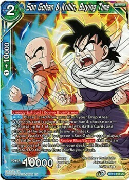 Son Gohan & Krillin, Buying Time Card Front
