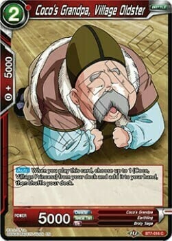 Coco's Grandpa, Village Oldster Card Front