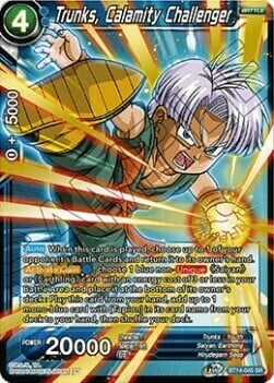 Trunks, Calamity Challenger Card Front