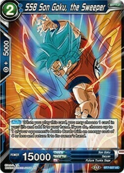 SSB Son Goku, the Sweeper Card Front