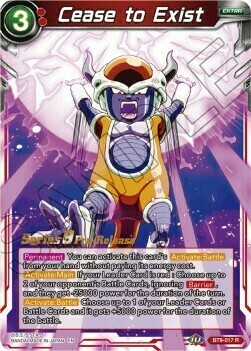 Cease to Exist Card Front