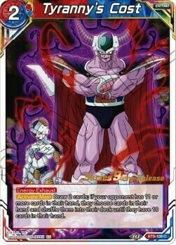 Tyranny's Cost Card Front