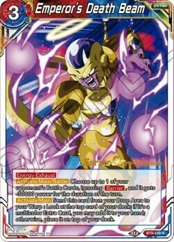 Emperor's Death Beam Card Front