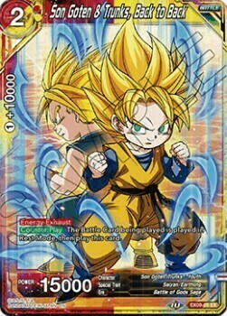 Son Goten & Trunks, Back to Back Card Front