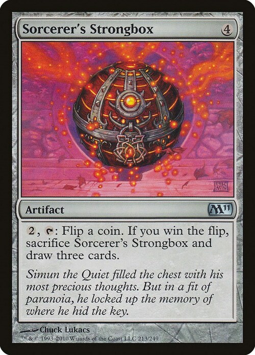 Sorcerer's Strongbox Card Front