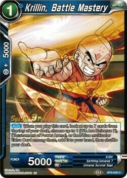 Krillin, BATTLE Mastery Card Front