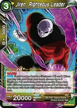 Jiren, Righteous Leader Card Front