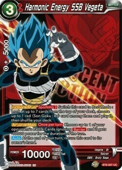 Harmonic Energy SSB Vegeta Card Front