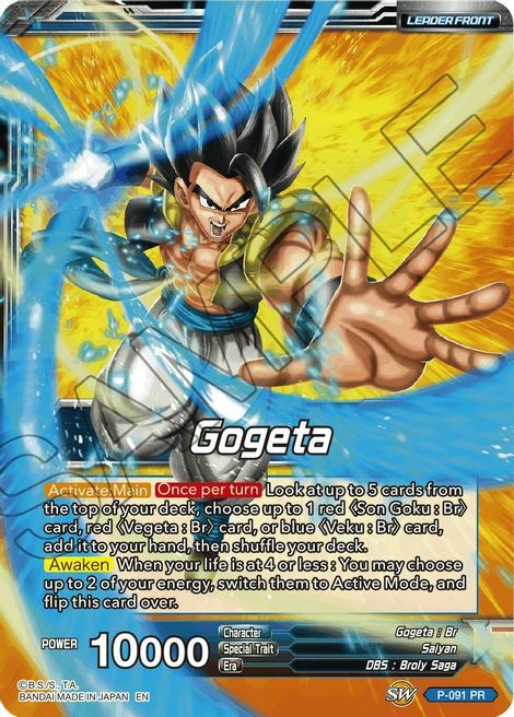 Gogeta // SS Gogeta, the Unstoppable Card Front