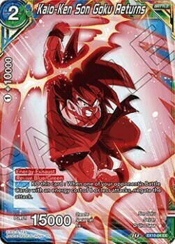 Kaio-Ken Son Goku Returns Card Front