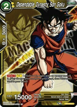 Dependable Dynasty Son Goku Card Front