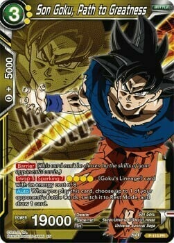 Son Goku, Path to Greatness Card Front