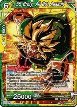 SS Broly, All-Out Assault Card Front