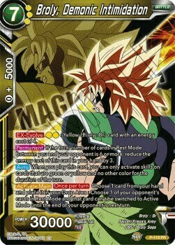 Broly, Demonic Intimidation Card Front