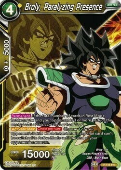 Broly, Paralyzing Presence Card Front