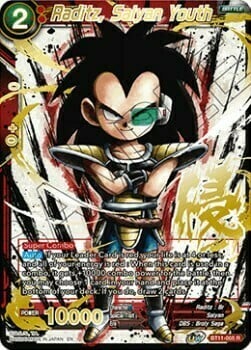 Raditz, Saiyan Youth Card Front