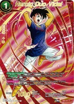 Heroic Duo Videl Card Front