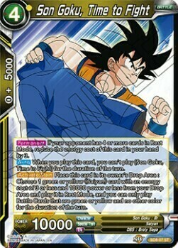 Son Goku, Time to Fight Card Front