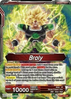 Broly // Broly, the Awakened Demon Card Front