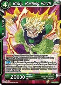 Broly, Rushing Forth Card Front