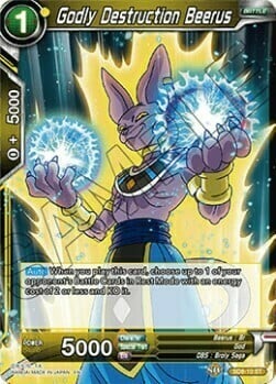 Godly Destruction Beerus Card Front