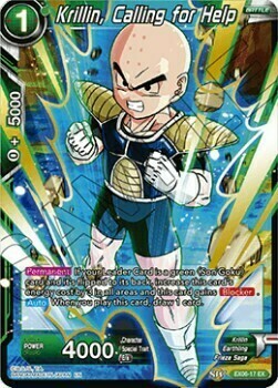 Krillin, Calling for Help Card Front