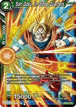 Son Goku, in Close Quarters Card Front