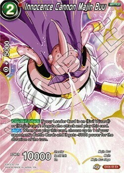 Innocence Cannon Majin Buu Card Front