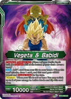 Vegeta & Babidi // Babidi & Prince of Destruction Vegeta, Mightiest Majin Card Front