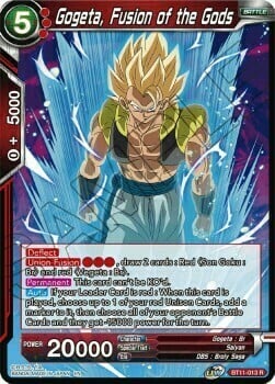 Gogeta, Fusion of the Gods Card Front