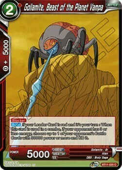 Goliamite, Beast of the Planet Vampa Card Front
