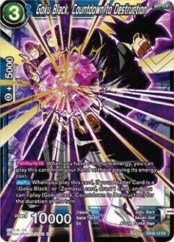 Goku Black, Countdown to Destruction Card Front