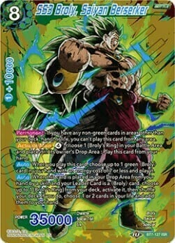 SS3 Broly, Saiyan Berserker Card Front