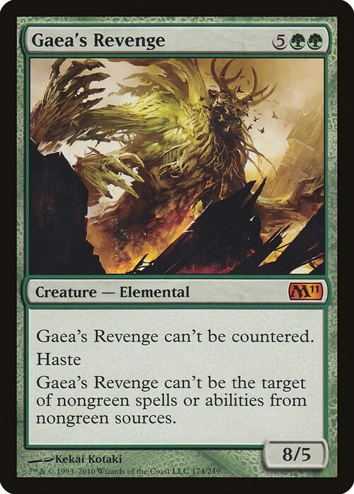 Gaea's Revenge Card Front