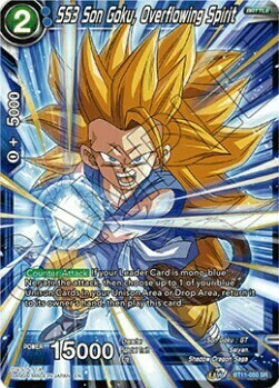 SS3 Son Goku, Overflowing Spirit Card Front