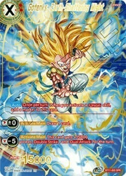 Gotenks, Earth-Shattering Might Card Front