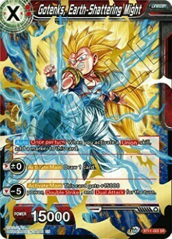 Gotenks, Earth-Shattering Might Card Front